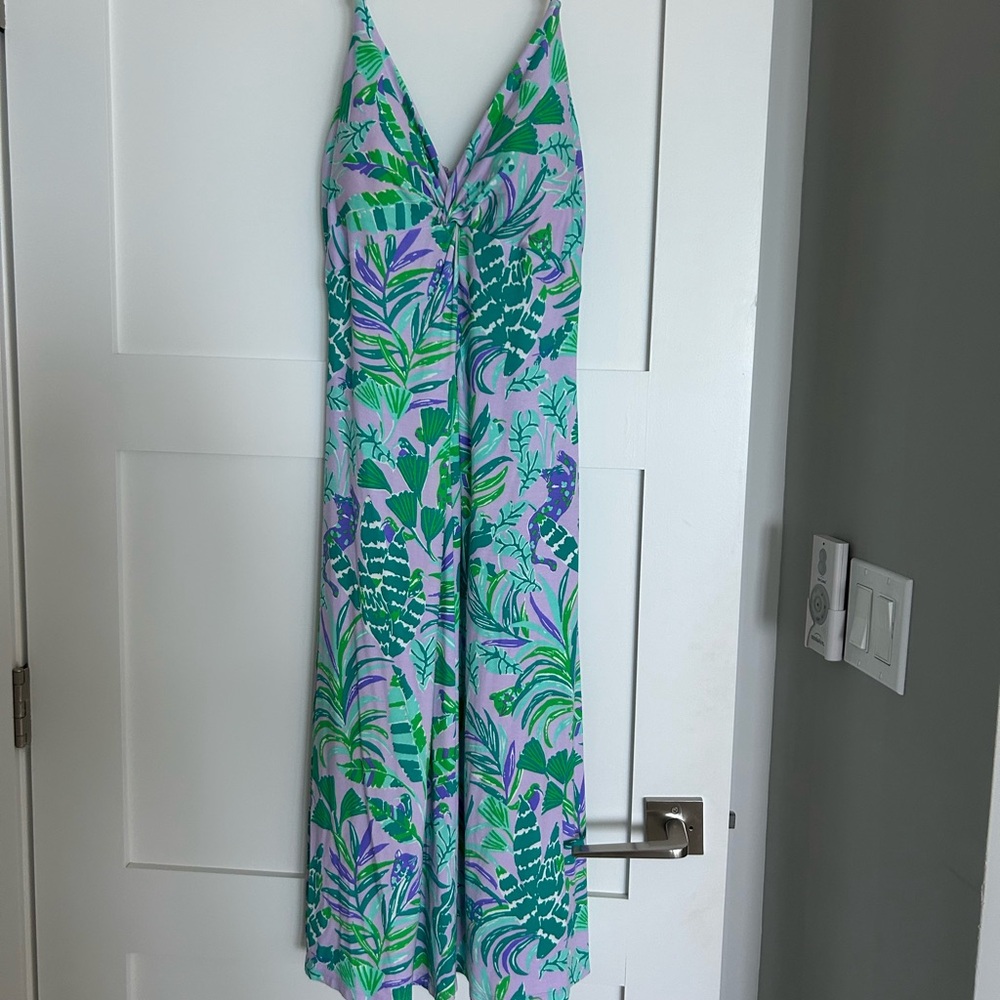 Lilly Tropical Print Maxi Dress 8
